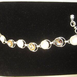 Lucky Silver Tone Bracelet